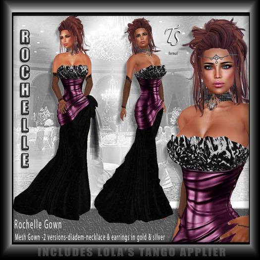TS-Formal-Rochelle Gown Fushia