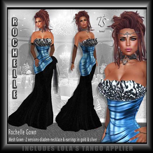 TS-Formal-Rochelle Gown Blue