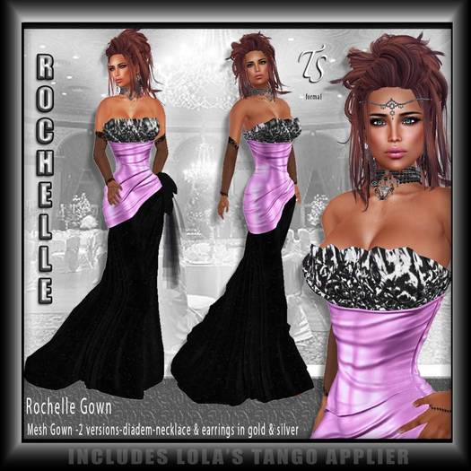 TS-Formal-Rochelle Gown-pink pearl