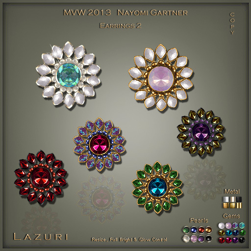 Lazuri MVW 2013 Nayomi Gartner Earrings2