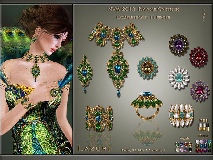 Lazuri MVW 2013 Nayomi Gartner Complete Set
