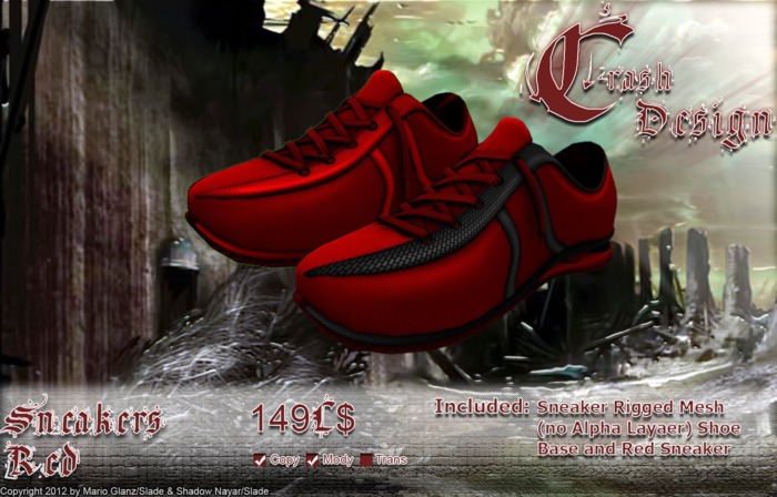Crash Design - Sneaker Red