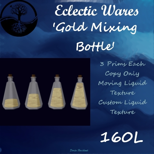 Basic Mixing Bottle-Gold