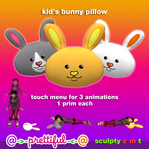 @~>~ PrettiFuL ~<~@ Bunny Pillow [ 3 Set ] 33% OFF!