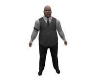Fat bald man 34 prims