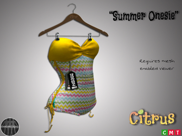 *Citrus* One Piece Zig Zag Butter