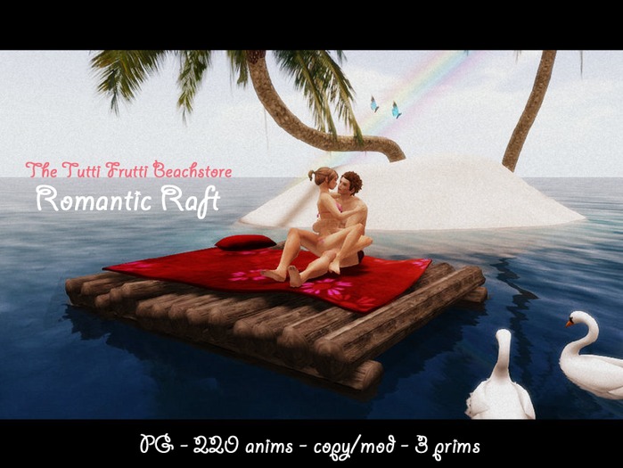 Beachstore / Romantic Raft / PG ♥ 220 anims