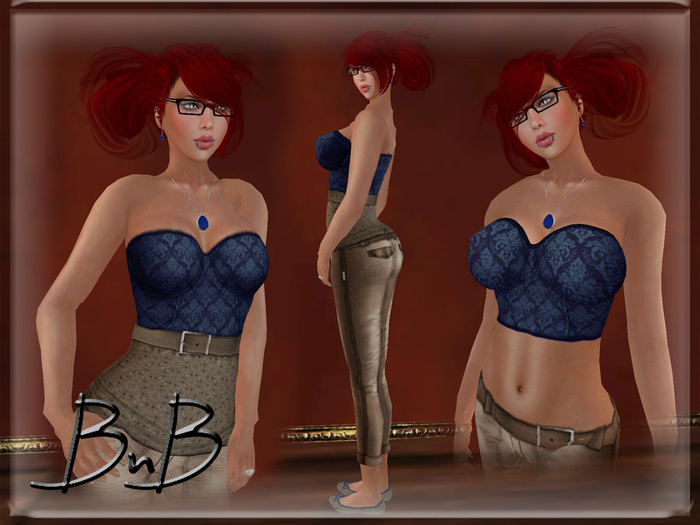 ::BnB:: Classy Style set~Blue~with Lolas Tango appliers included