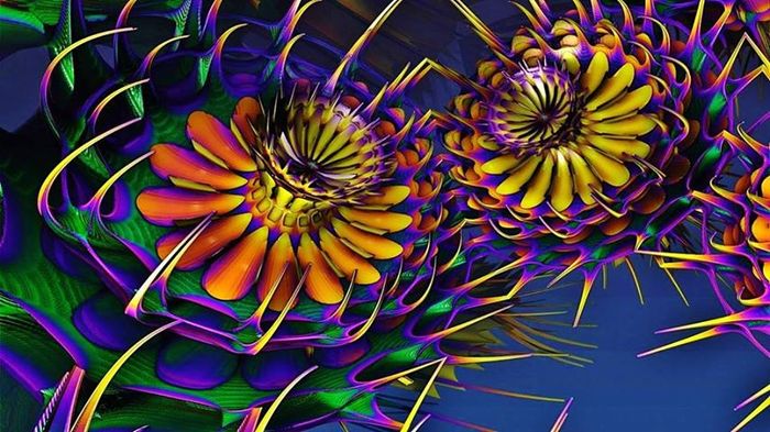 flowers blue colorful picture 1 prim