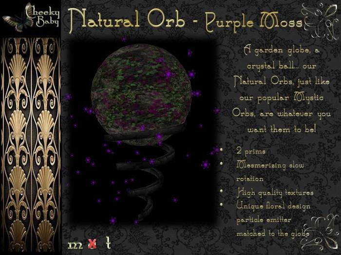 ~CB~ Natural Orb Carved Stone