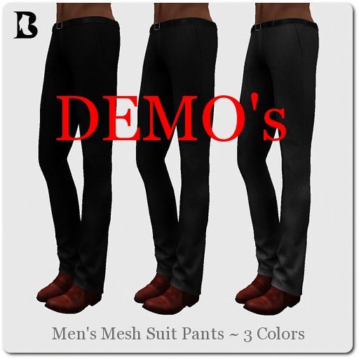Blackburns DEMO's Suit Pants Men's R-Mesh 3 Colors