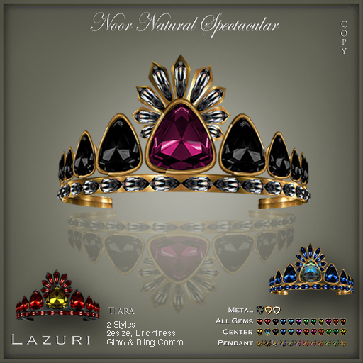 Lazuri Noor Natural Spectacular Tiara