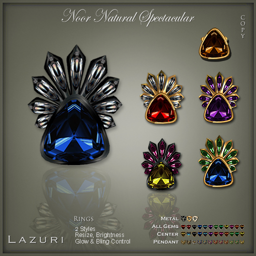 Lazuri Noor Natural Spectacular Ring