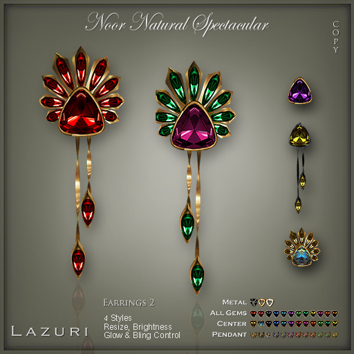 Lazuri Noor Natural Spectacular Earrings2