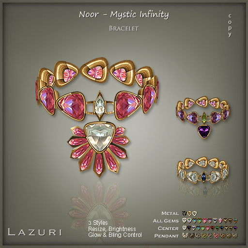 [~ Lazuri ~]  Noor Mystic Infinity Bracelet