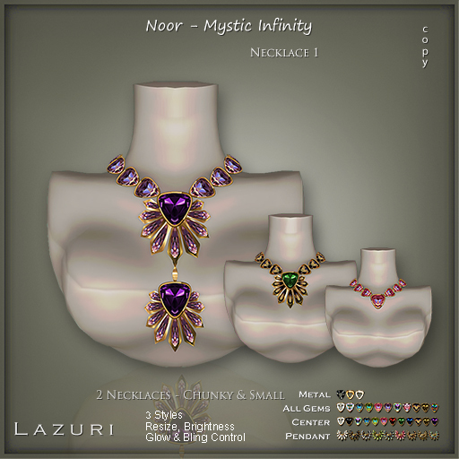 [< Lazuri >] Noor Mystic Infinity Necklace 1 - SALE