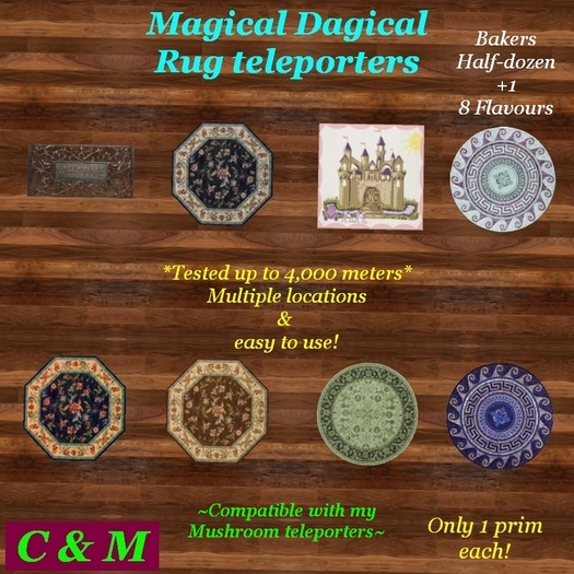 Magical Dagical Rug teleporters