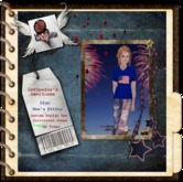 . Lexipedia . Americana Petite Men Blue Tee HUD (Wear me)