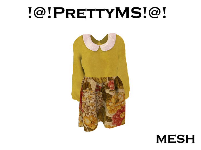 !@!PrettyMS!@!sia hana lemon collar dress