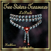 TST - LE PERLE RUBY NECKLACE BLACK.