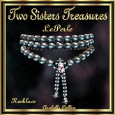 TST - LE PERLE WATERMELON DIAMOND NECKLACE BLACK.