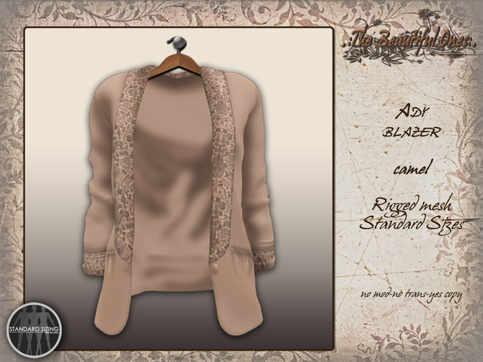 .:TBO:. Ady blazer camel