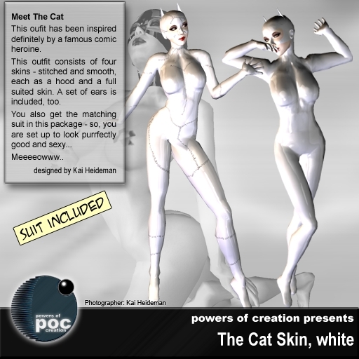 *poc* The Cat Skin, white