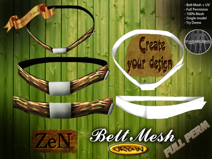 Belt Urban Mesh Full Perm