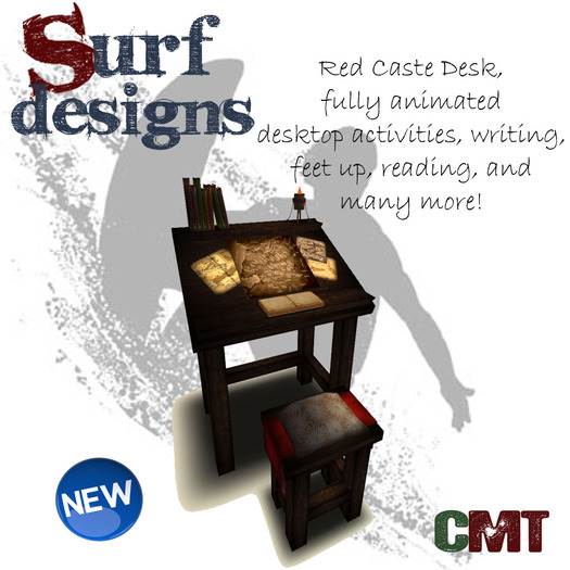 S-Scribe_Desk_Red_Caste