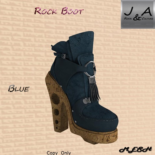 Rock Boots Blue