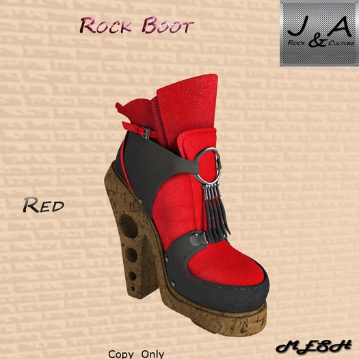 Rock Boots Red