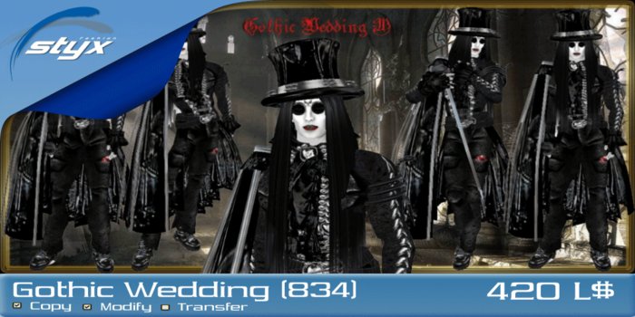 BUD-834-Clothes-O-Gothic Wedding