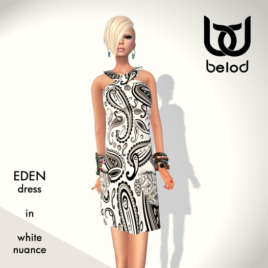 BeloD - EDEN dress WHITE