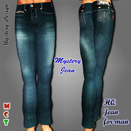 MYSTERY MALE JEAN BLUE