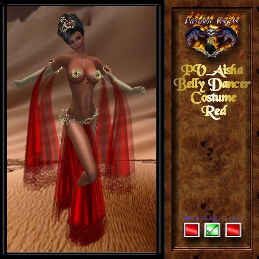 PV_Aisha Belly Dancer Costume Red