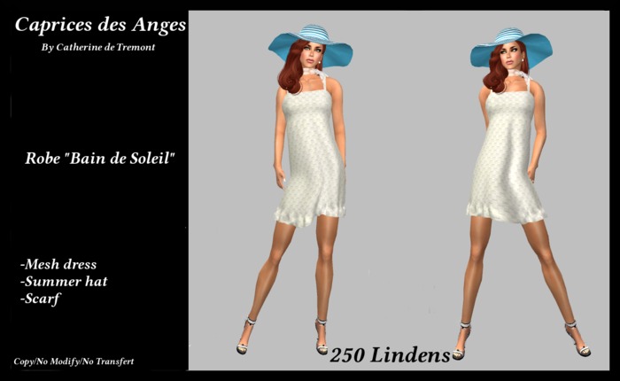 *CdT* Robe "Bain de Soleil"