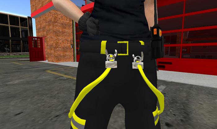 Firefighter shoulder straps