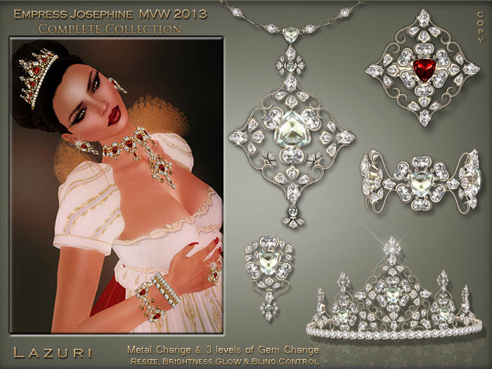 Lazuri MVW2013 Empress Josephine Complete Set