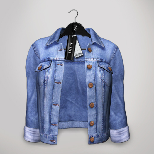 Emery - Mesh Denim Jacket Hollywood True Blue