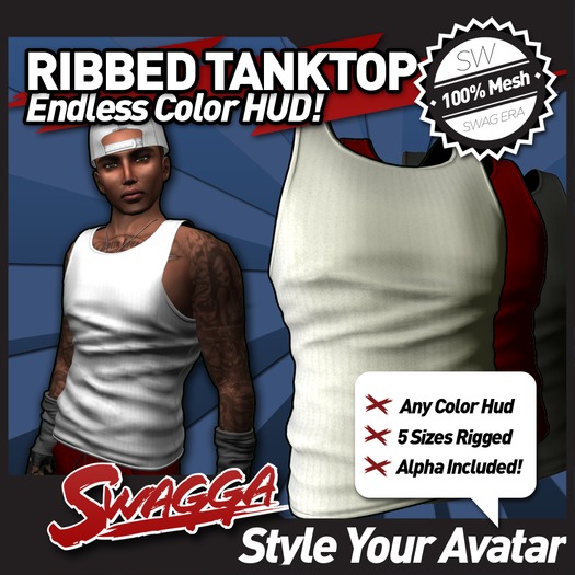 [SWaGGa] Ribbed Tank w HUD BX