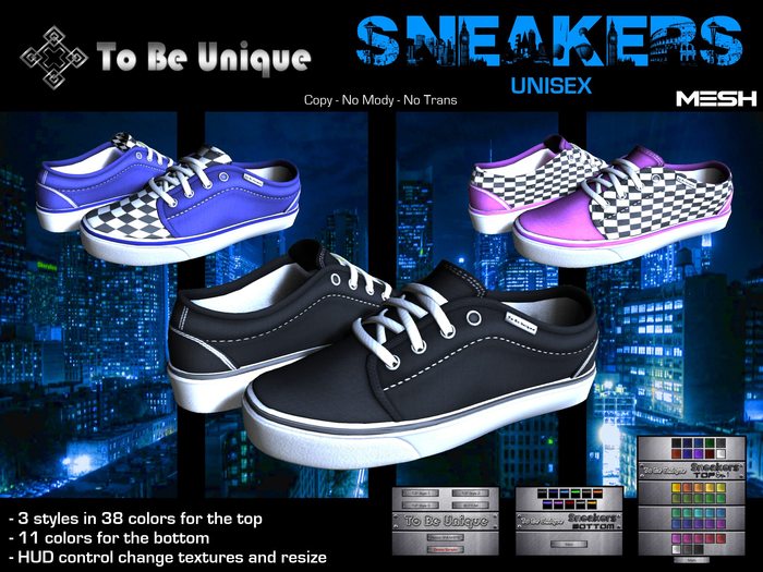 To Be Unique - SNEAKERS MESH (BOX)