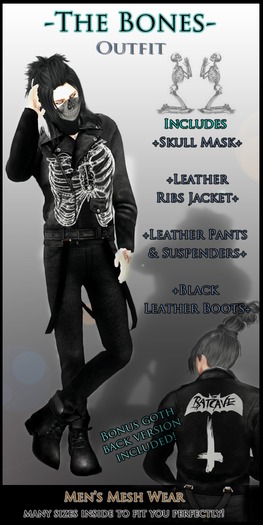 +REDRUM+ THE BONES - Mens Outfit