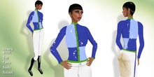 *Lurve* Racing Star Silks - Blue