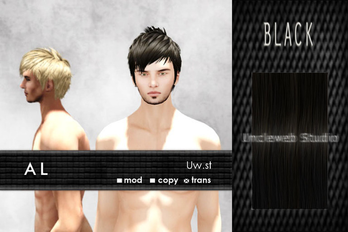Uw.st   AL-Hair  Black
