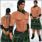 *Lurve* Kilted Desires - Men's Green