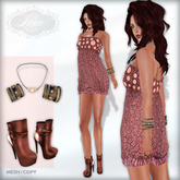 *Lurve* Mesh Bubble Mini - Peach