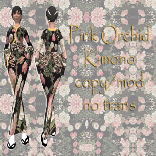 Pink Orchid Kimono