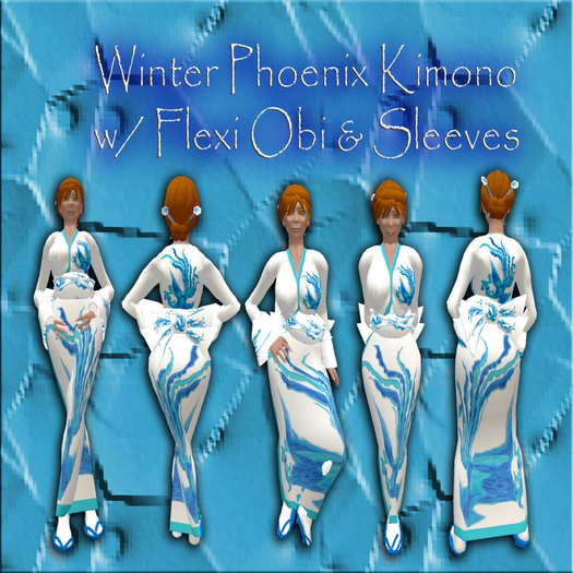 Winter Pheonix Kimono