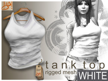 !gO! Tank Top - White - (wear)