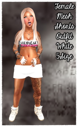 Short Outfit White